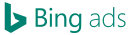 Logomarca do Bing Ads para diversificação em marketing digital.