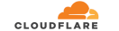 Logomarca da Cloudflare para segurança e desempenho em marketing digital.