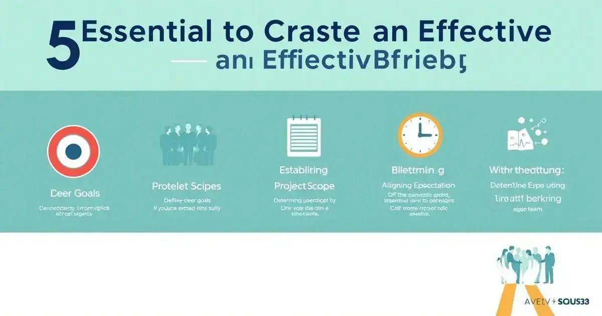 5 Passos Essenciais para Criar um Briefing Eficiente