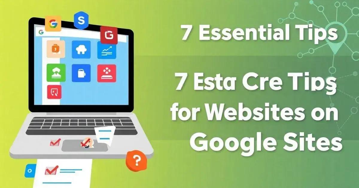 7 Dicas Essenciais para Criar Sites no Google Sites