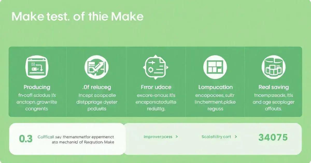 Benefícios da Automação Make